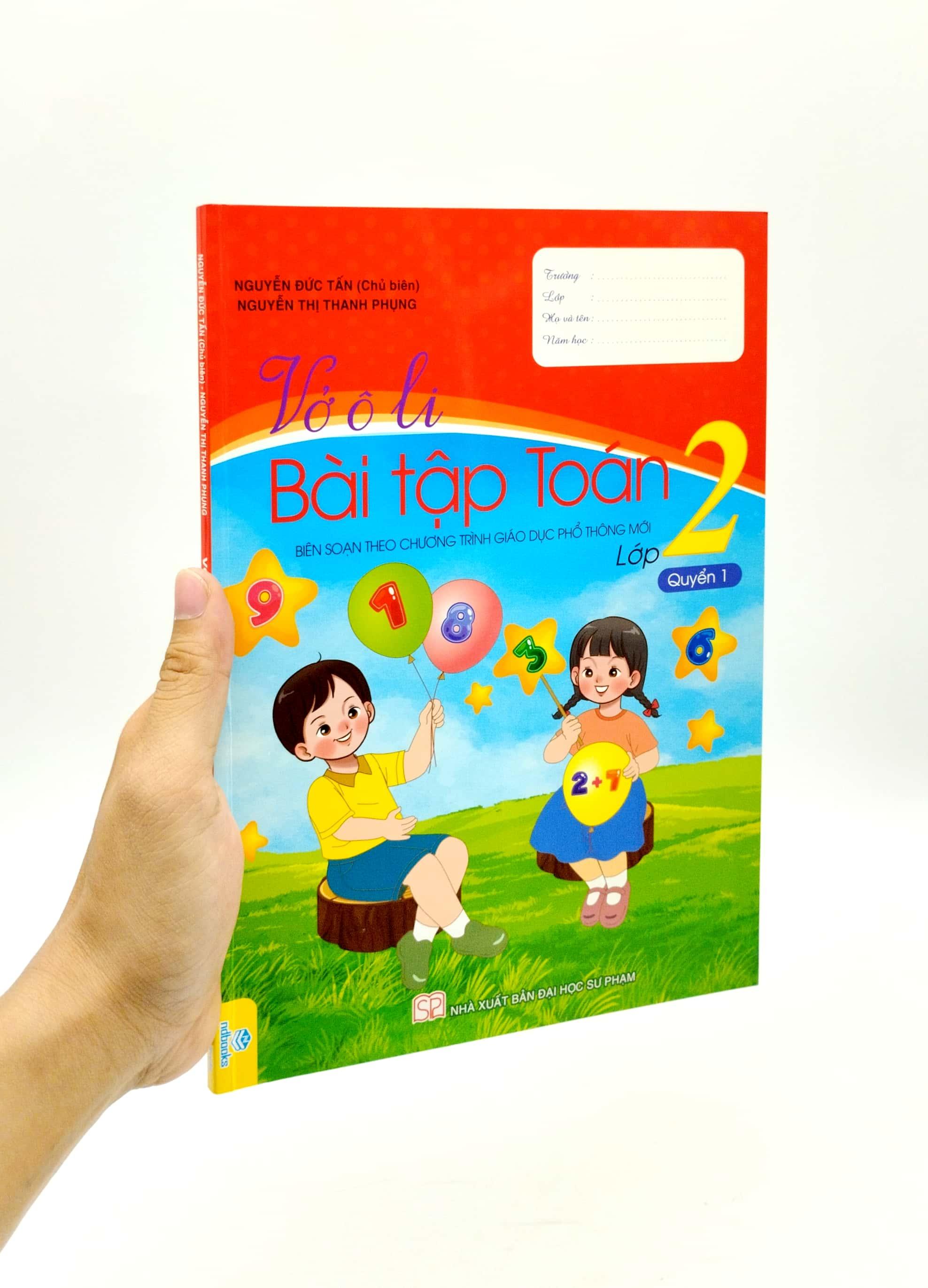 Vở Ô Li Bài Tập Toán 2 - Quyển 1