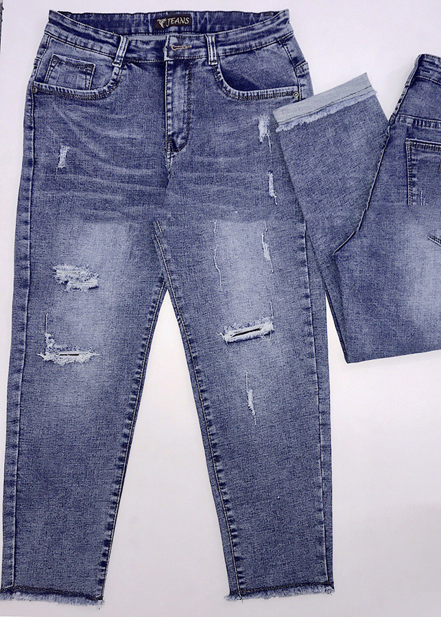 QUẦN JEAN 9 TẤC VÁ ĐẮP BIG SIZE 2436