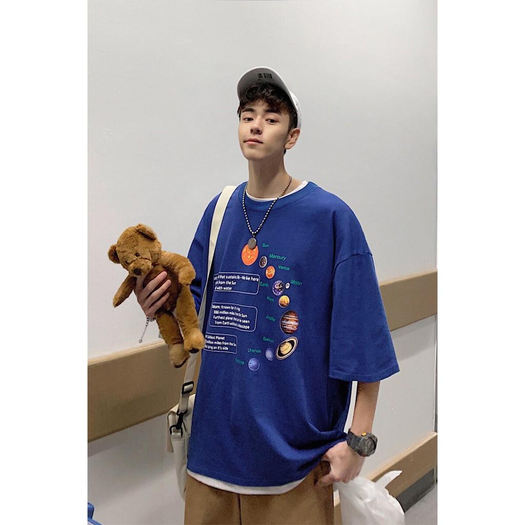 Áo Thun Tay lỡ Unisex  Freesize từ 40-70kg