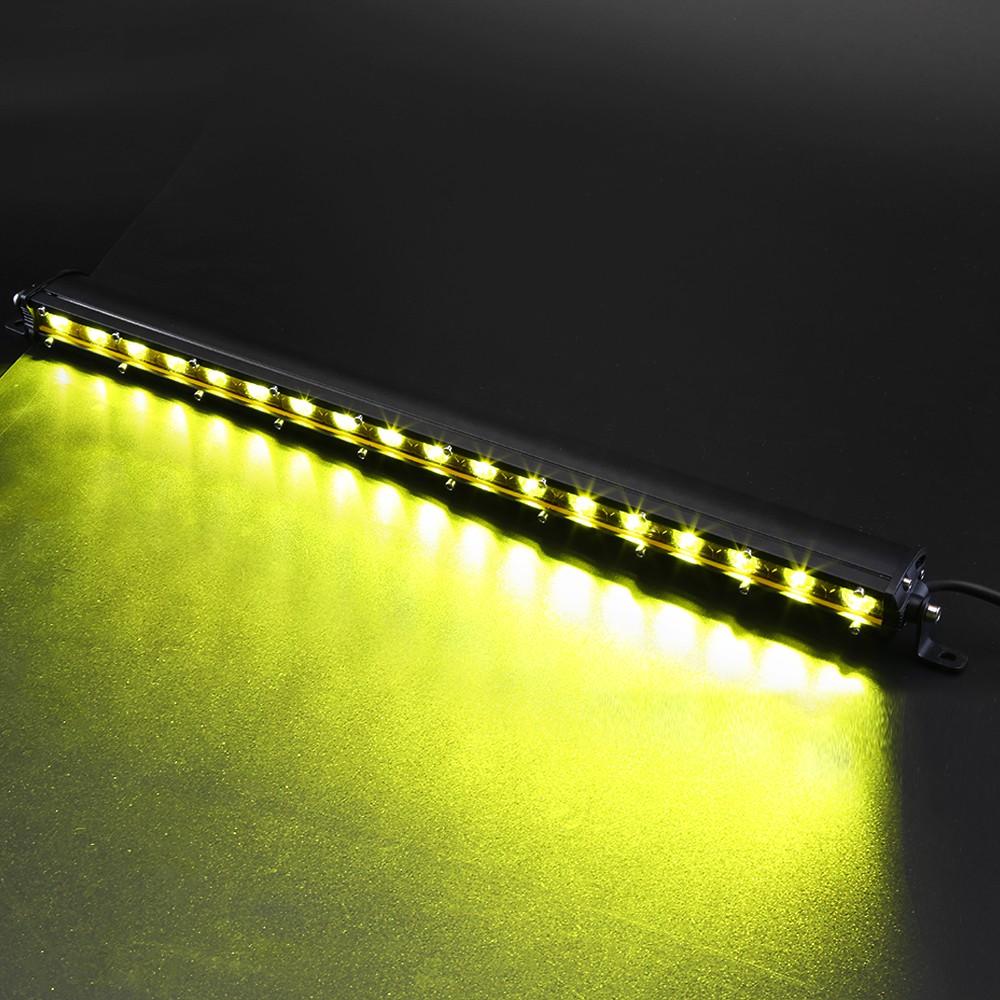 Đèn Led Light Bar Ô Tô 72W Ánh Sáng Vàng