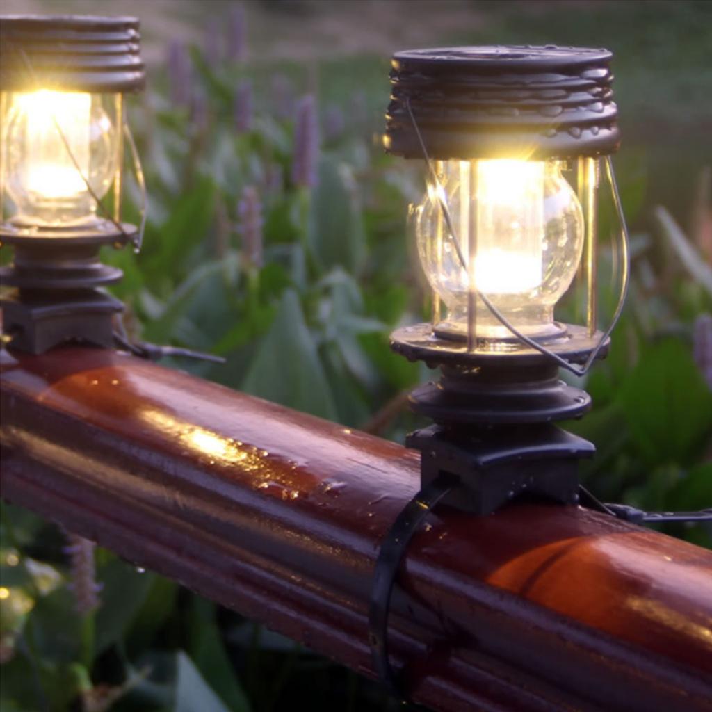 Outdoor Solar Lantern Light Retro Hanging Solar Lantern Light