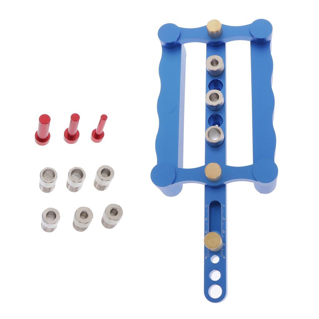 Drill Guide Dowel Straight Hole Woodworking Positioner 10pcs