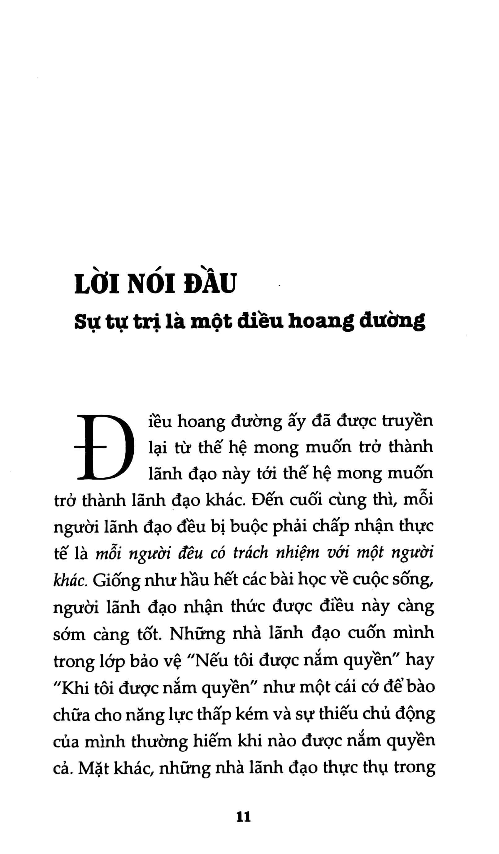 Nhà Lãnh Đạo Không Chức Quyền