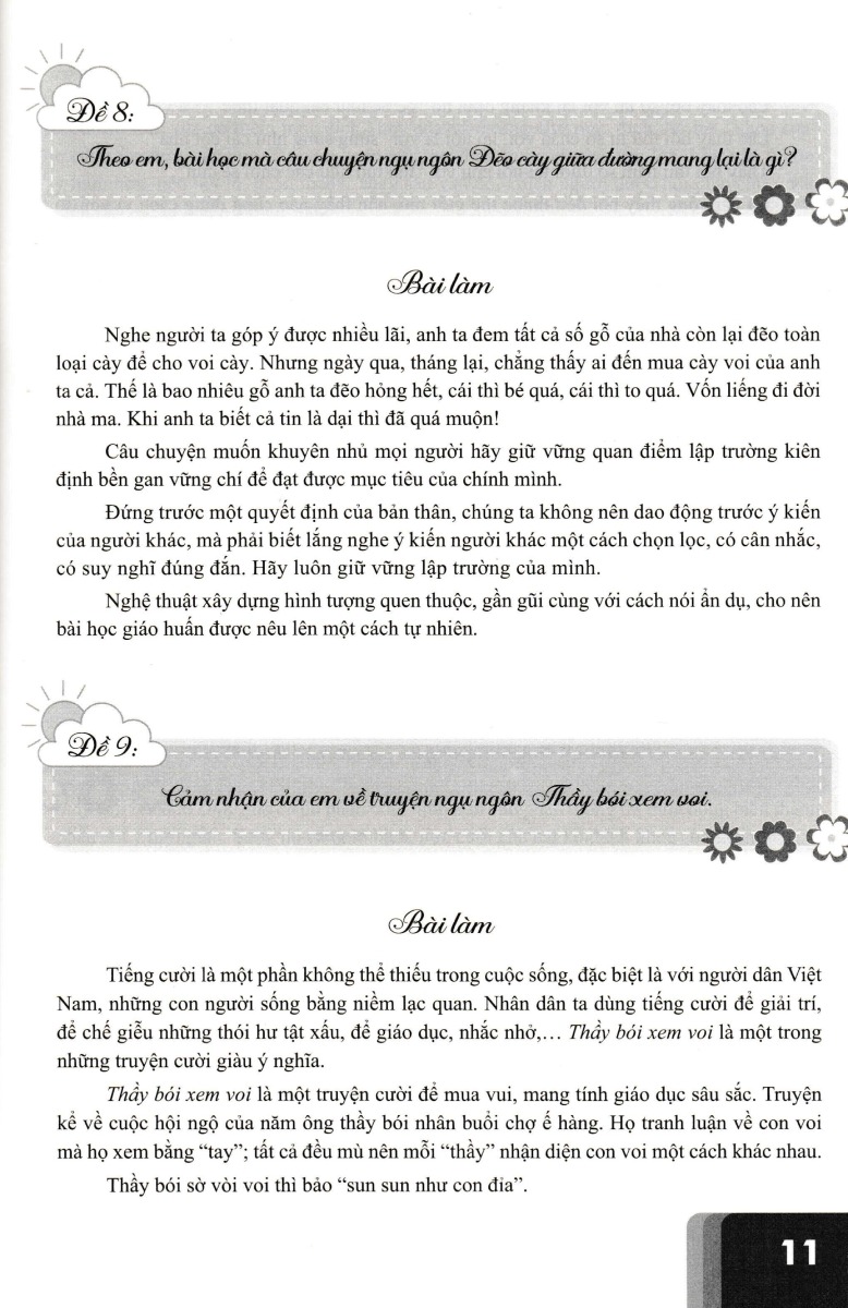 Những Bài Làm Văn Mẫu Lớp 7 - Tập 2