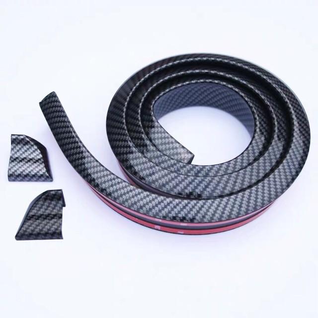 Phụ kiện ô tô |  Đuôi Gió, Cánh Lướt Gió Cao Su Vân Carbon 3D Xe Ô Tô Phong Cách Thể Thao - Cao cấp dài 1,38m, Cao cấp dài 1,38m