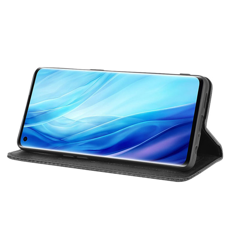 Bao da Fashion Wallet dành cho Oppo Reno4 4G có ngăn đựng thẻ, đựng tiền, quai gập