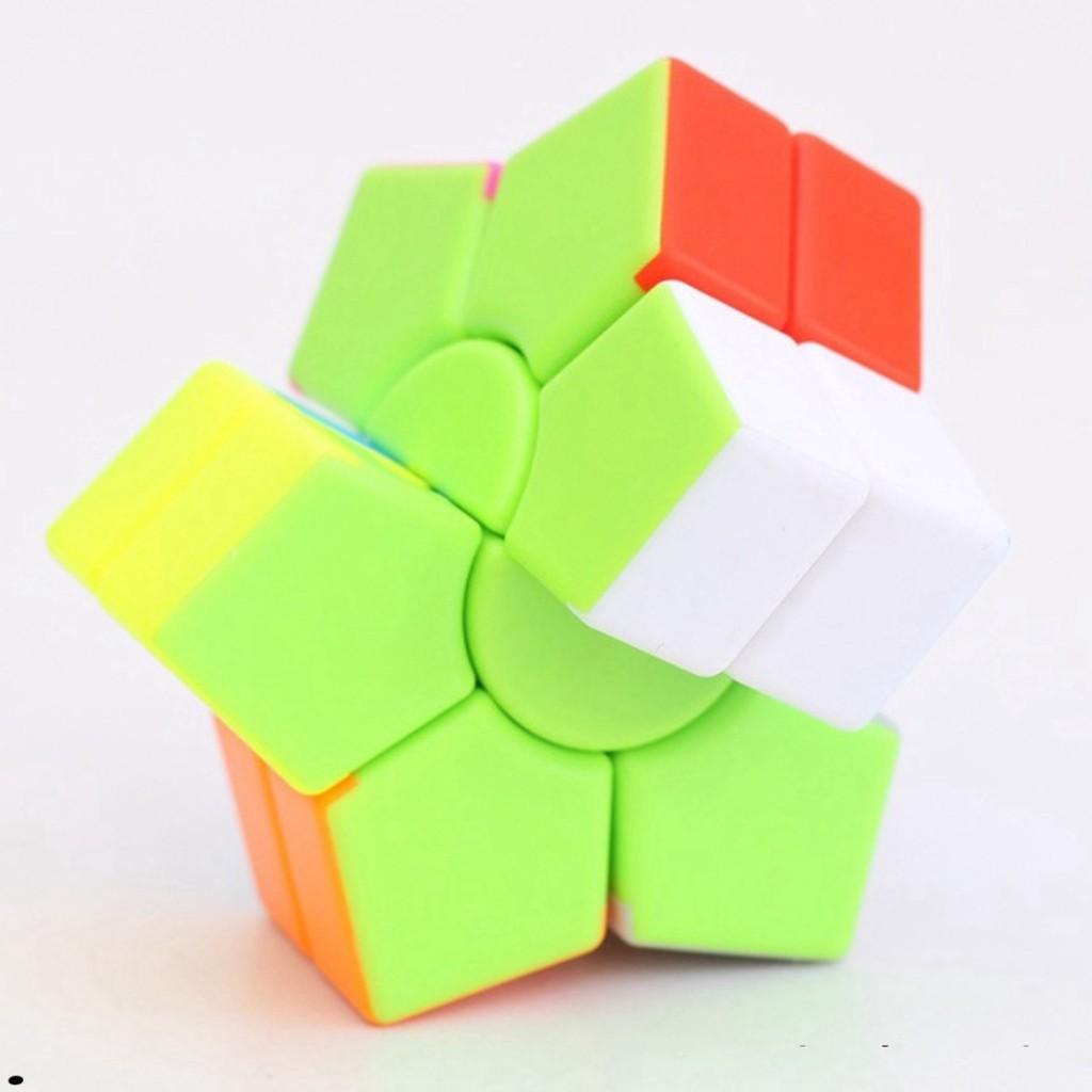 Rubik Biến Thể 6 cánh hoa màu mè 2-Layer Super Square-1 Star Stickerless
