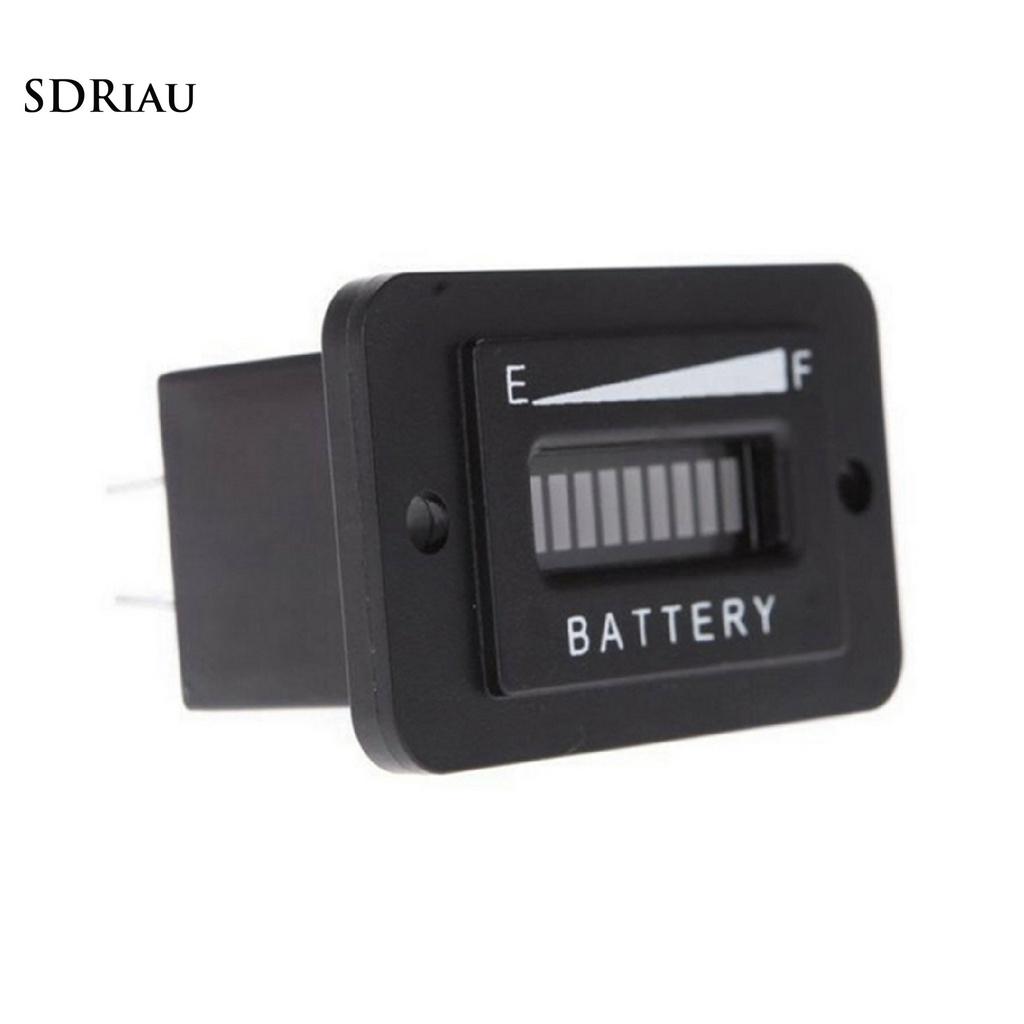 Đồng hồ đo nhiên liệu có đèn LED 10 số pin thiết kế nhỏ gọn đơn giản