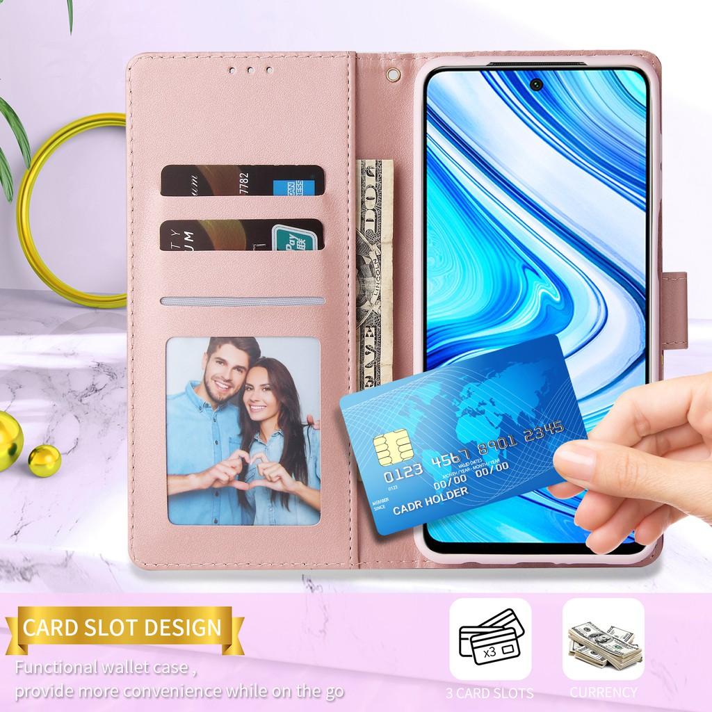 Bao Da Có Ngăn Đựng Thẻ Tiện Dụng Cho Xiaomi Redmi 9 Power 9a 9c 8a Note 9 Pro Max Note 9s Note 8 Pro Note 7