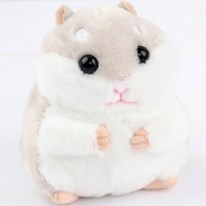 Móc khóa chuột Hamster dễ thương V.3, Móc khóa hình chuột Hamster siêu đáng yêu màu sắc dễ thương - Màu ngẫu nhiên