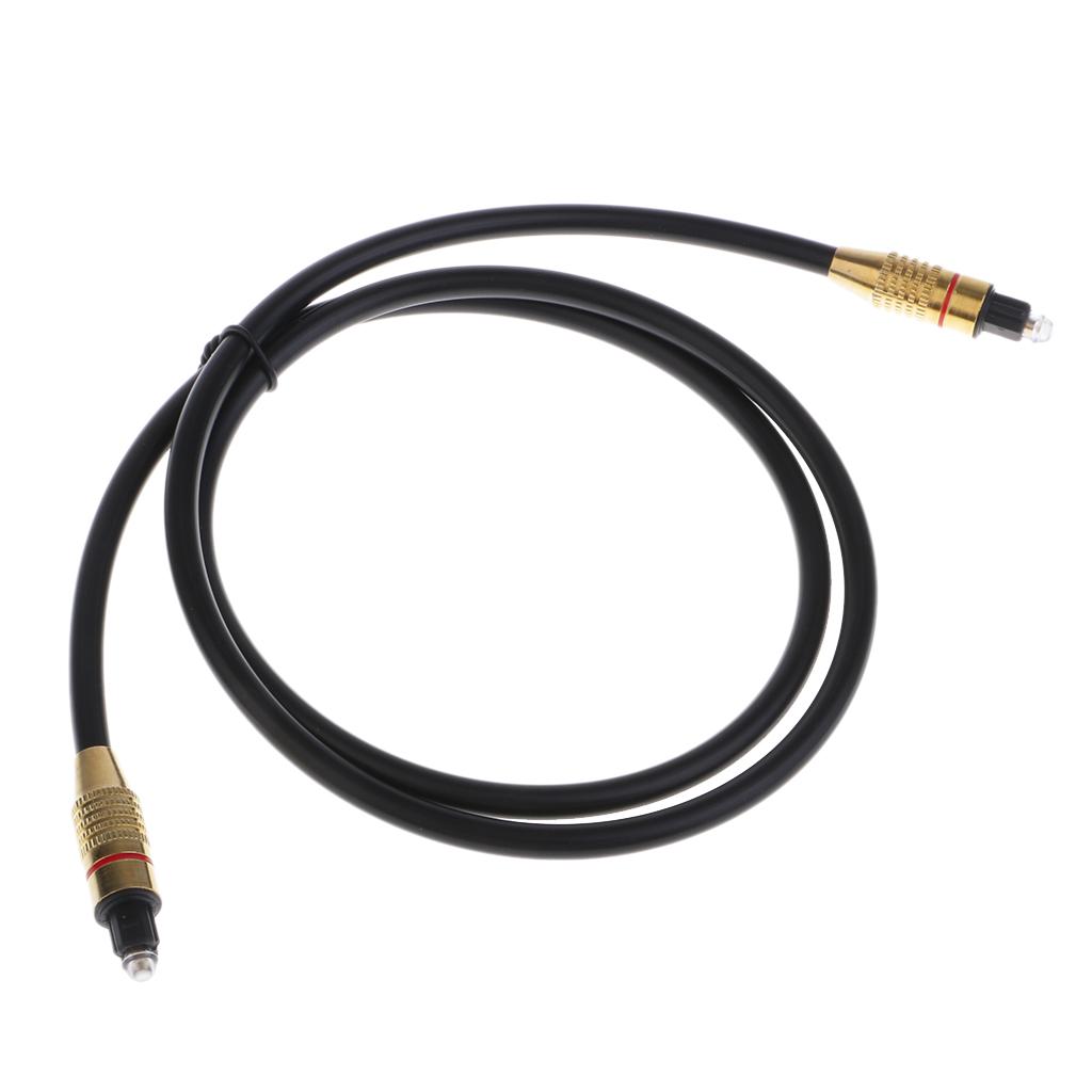 Ultra Slim Toslink Optical Digital Audio Cable OD:6.0mm Molded, Black