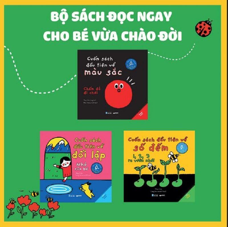 Bộ 3 Cuốn Sách Tương Phản - Đọc Ngay Cho Bé Vừa Chào Đời