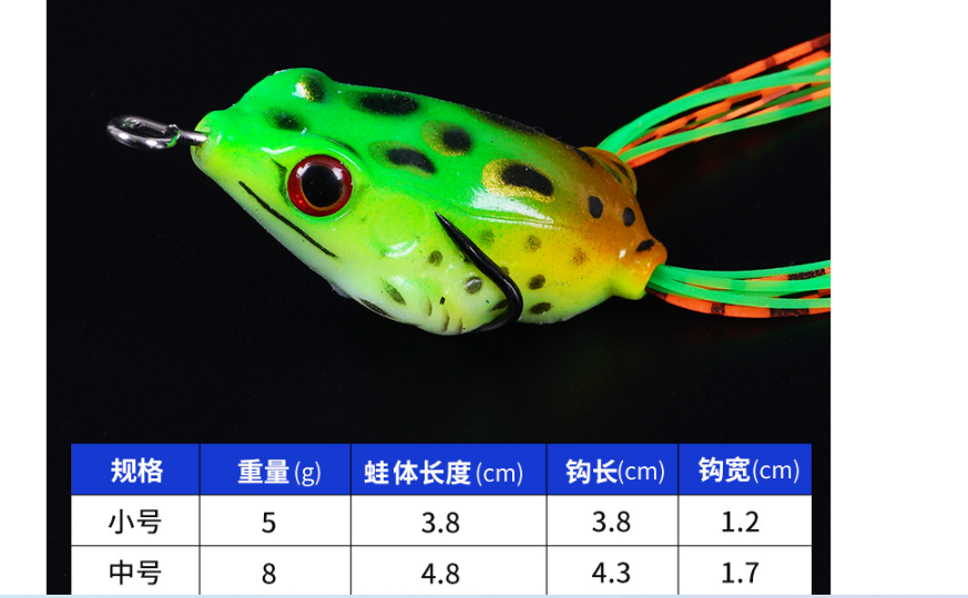 Mồi nhái nhãy chuyên lure lóc, trê,...