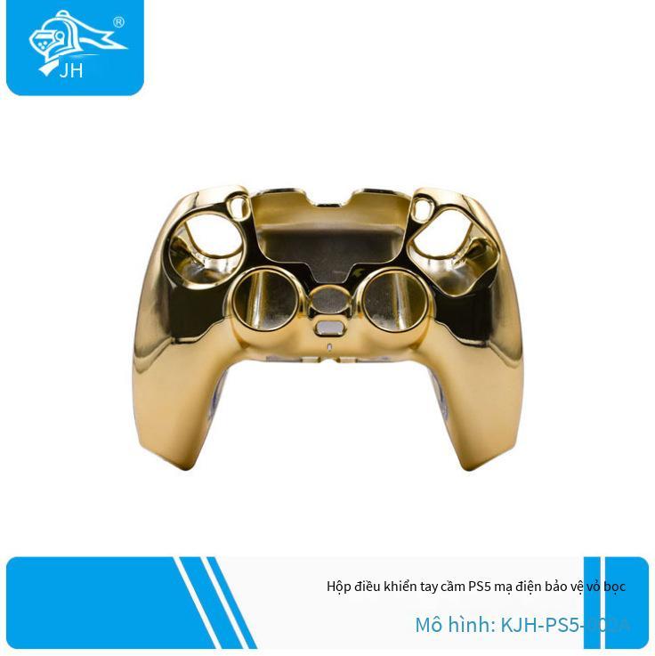 Phong cách mới nhất Bộ điều khiển PS5 vỏ bảo vệ mạ điện Bộ điều khiển trò chơi PS5 mạ điện vỏ cứng PS5 tách lớp vỏ bảo vệ mạ điện nhiều màu sắc