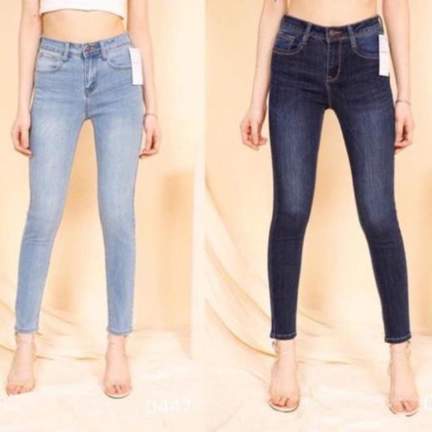 Quần jeans nữ VNXK cao cấp dáng skin