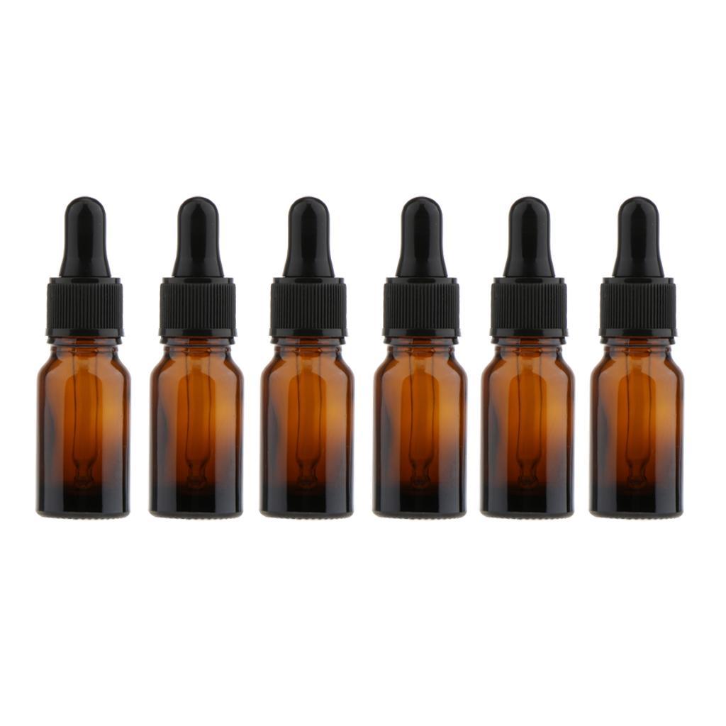 24x Glass Refill Eye Dropper Bottles Essential Oil Perfume Pipette Vials