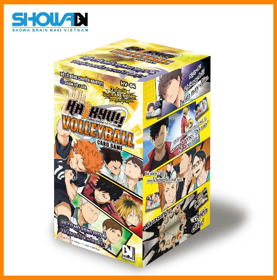 Hộp cờ mở rộng HV-04 - Bộ cờ bóng chuyền HAIKYU - 24 Gói