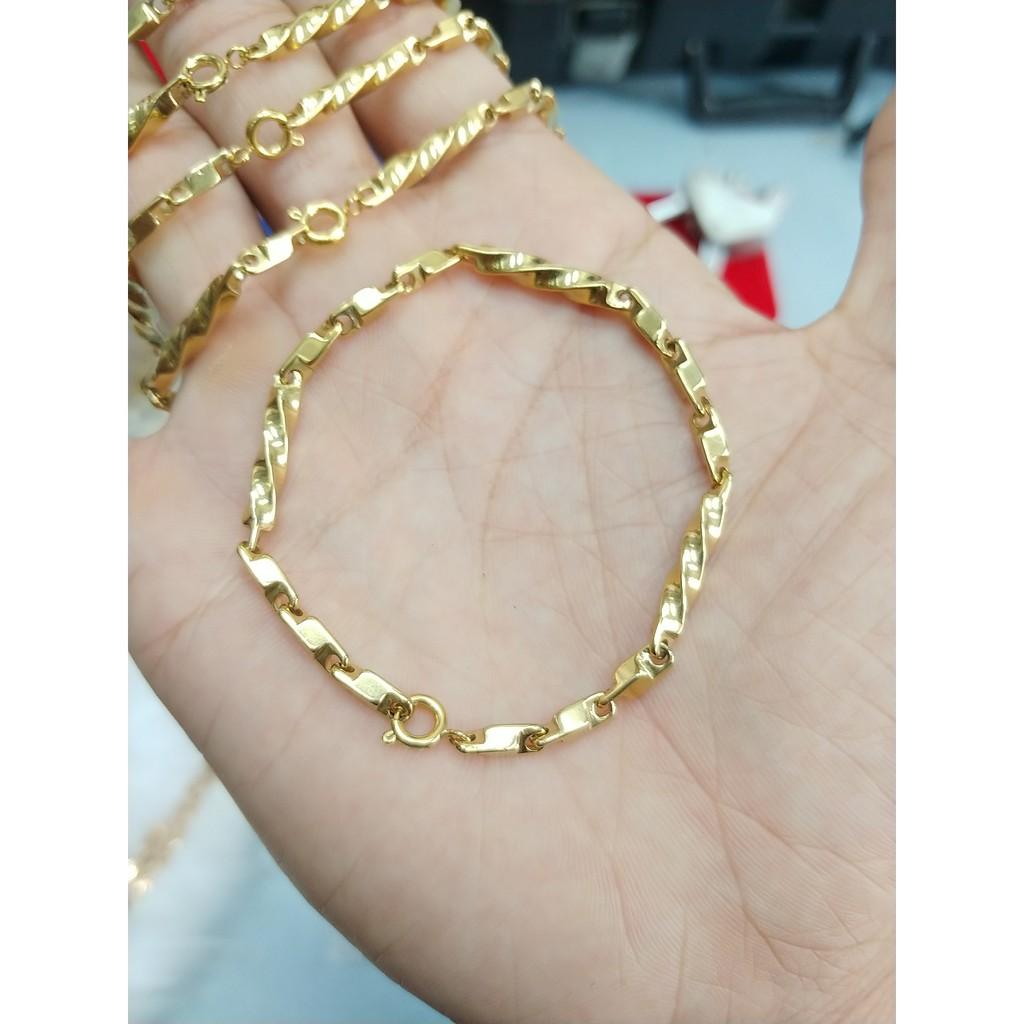 Lắc Tay Ống Trúc Nhỏ Đơn Giản- Dùng lâu dài tắm rửa không đen rỉ