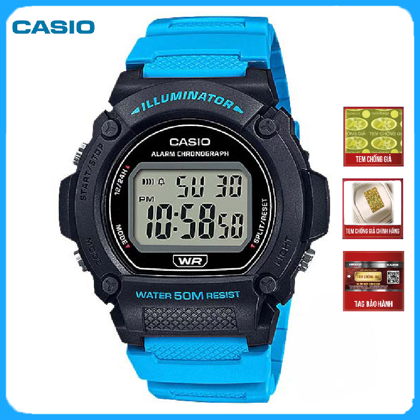 Đồng Hồ Casio Nam W-219H-2A2V Chính Hãng