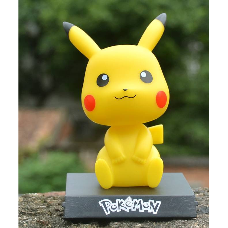 Tượng trang trí Pikachu lắc đầu 12cm (Chọn hình)