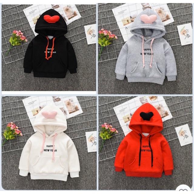 Áo hoodie bé gái từ 7-13kg