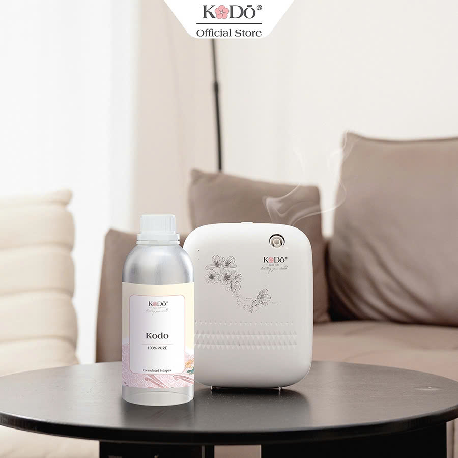 Máy Khuếch Tán Tinh Dầu KODO Air2 Không Gian Dưới 160m2 (bình dầu máy 400ml), không pha nước, app điều khiển