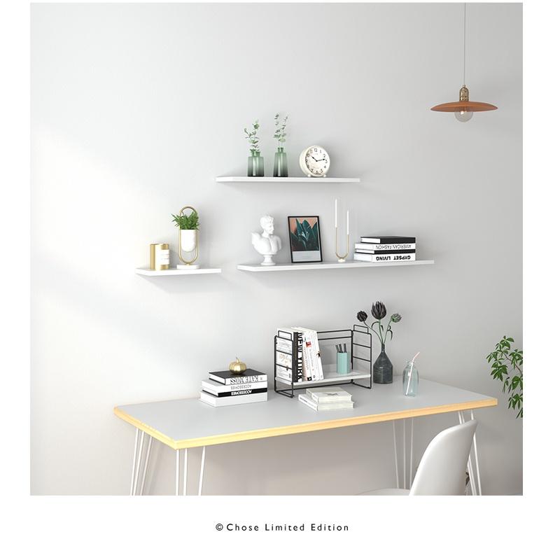 Kệ treo tường 1 Thanh Ngang - Kệ Treo Tường Gỗ Lõi Xanh Chống Ẩm +Tặng phụ kiện lắp đặt