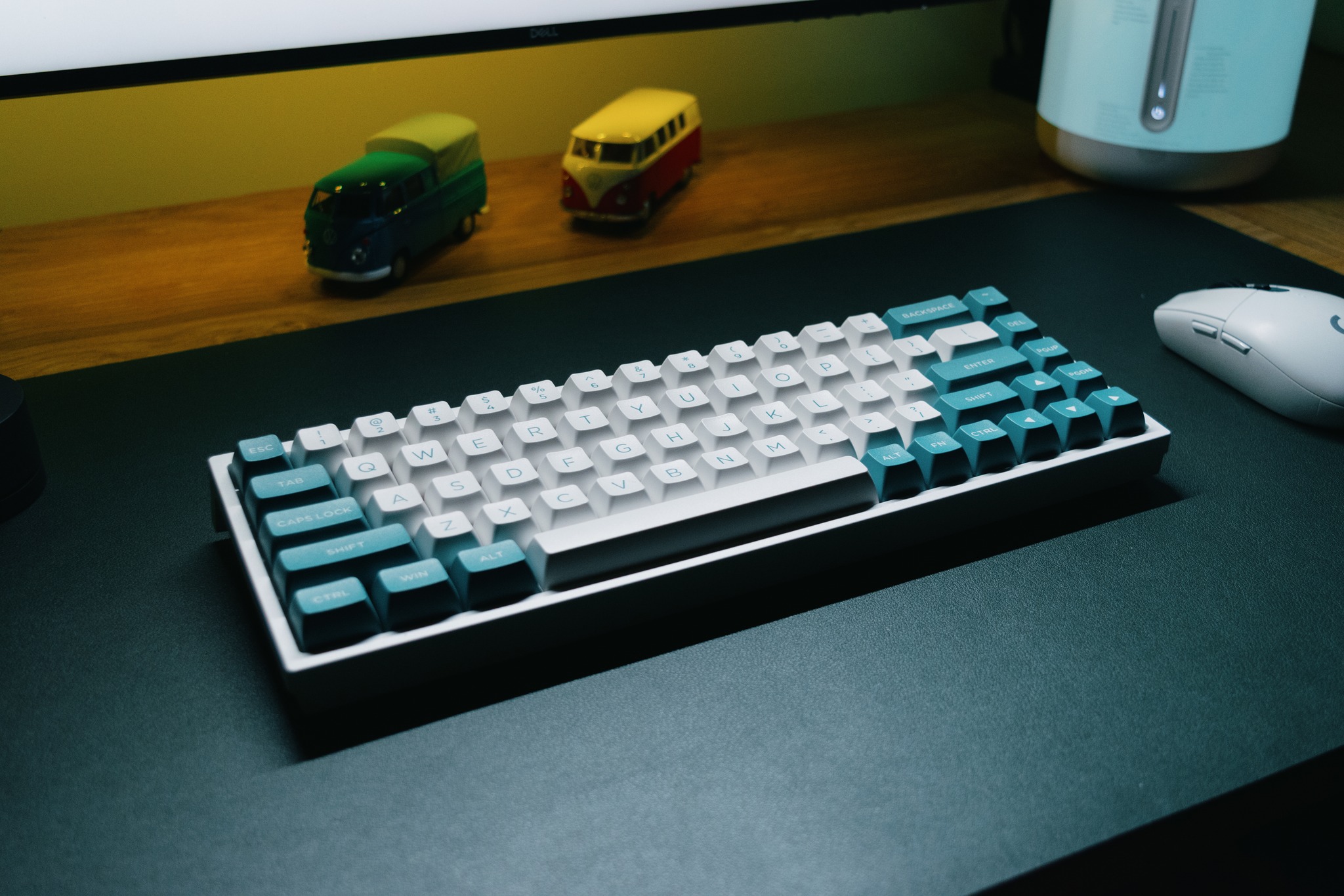 Bàn phím cơ FL-Esports FL680SAM (Night Black/Peach/Aqua Green/Purple/Banana) 3 mode - Hàng chính hãng