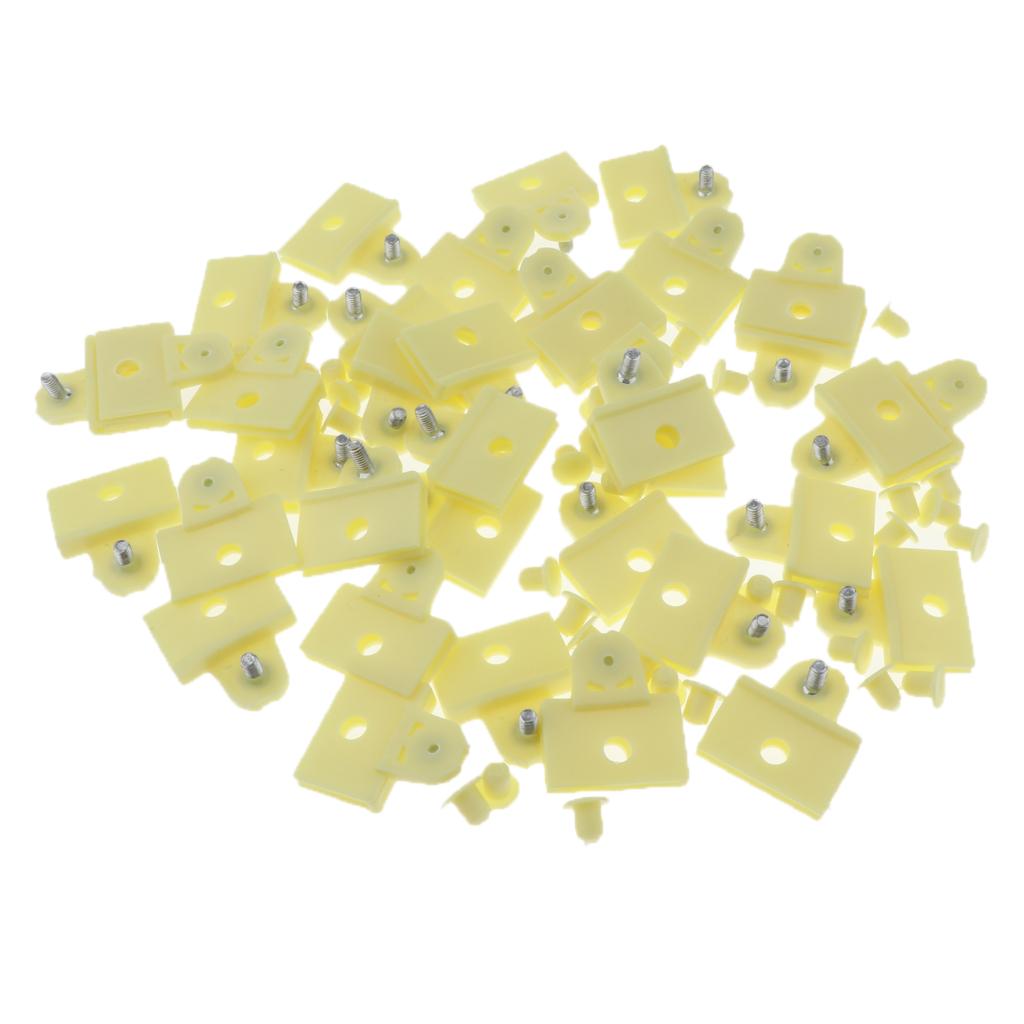 50 Pieces   Fastener Clip Bumper  Trim Rivet