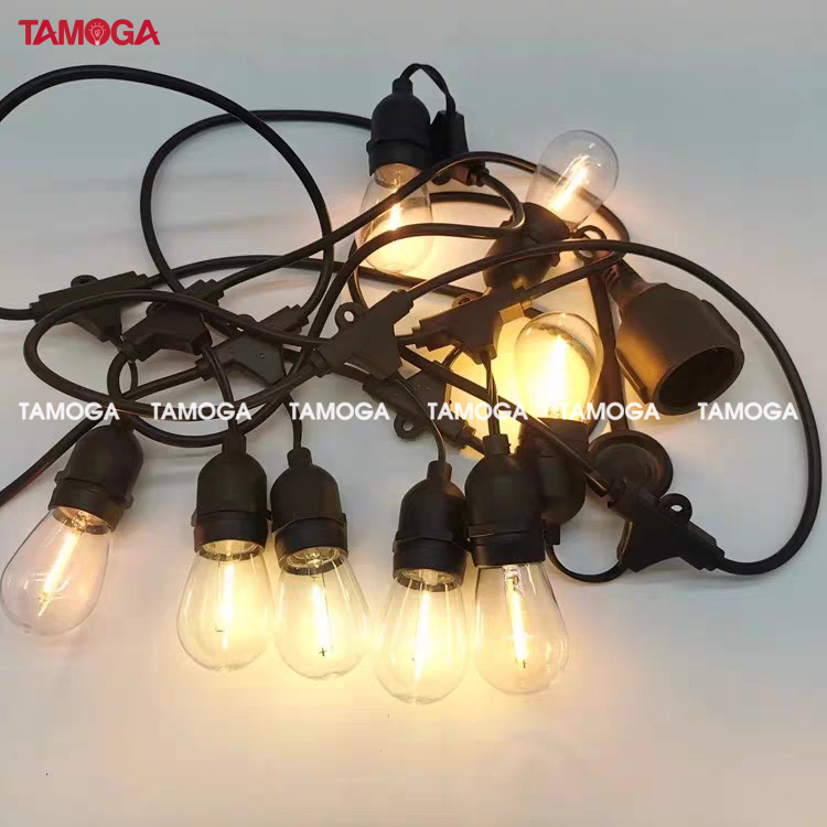 Dây thả treo đèn ngoài trời 10 mét 20 đui TAMOGA MAKIS 6515