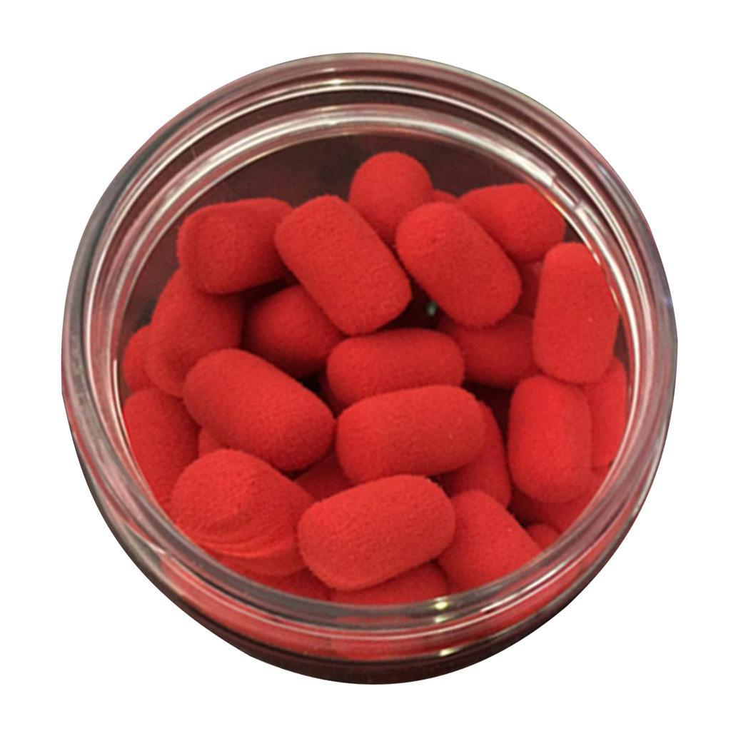 3-6pack 15pcs Smell Carp Fishing Bait Boilies Eggs Floating Ball Beads Feeder