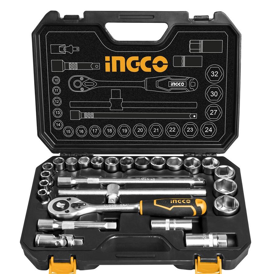 BỘ 25 ĐẦU TUÝP INGCO HKTS12251 - HÀNG CHÍNH HÃNG