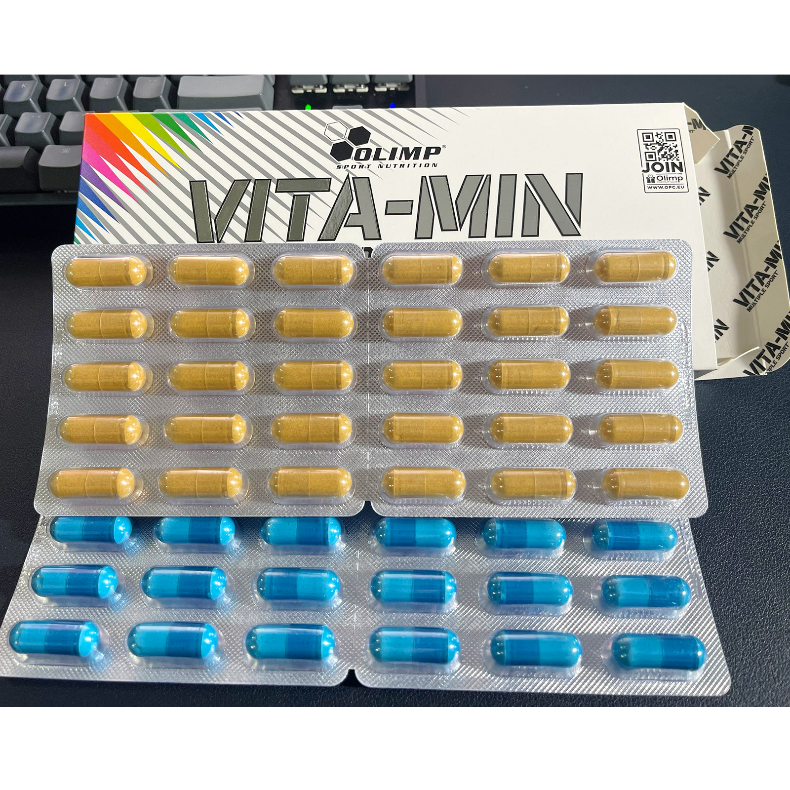 Viên VITAMIN MULTIPLE SPORT của Olimp Sport hộp 60 Viên hỗ trợ bổ sung vitamin và khoáng chất cao cấp cho người tập thể thao