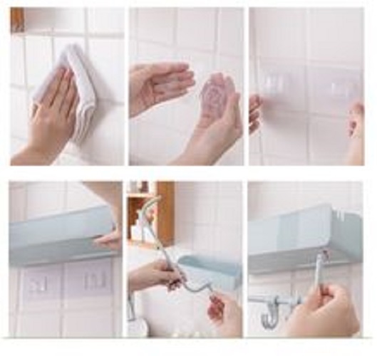 Kệ treo khăn, để mỹ phẩm nhà tắm, nhà vệ sinh