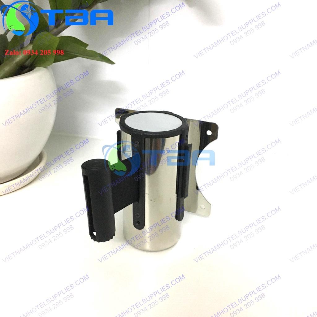 Đầu dây 2m kéo cột chắn gắn tường inox dây căng màu đen nhập khẩu cao cấp