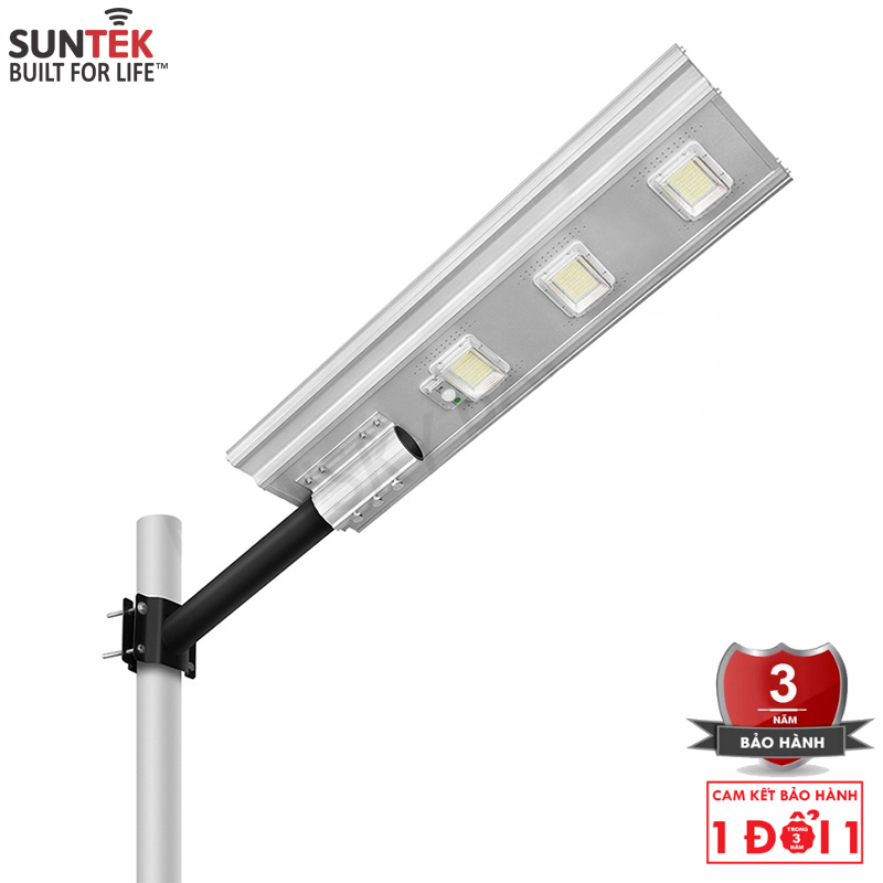 Đèn Đường Năng Lượng Mặt Trời Liền Thể SUNTEK LED Solar Light JD-A300 New 200W - Hàng Chính Hãng