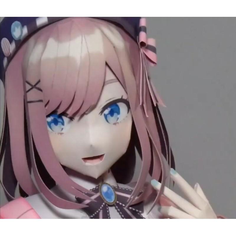 Mô hình giấy anime girl Anime Virtual idol VTuber Suzuhara Lulu