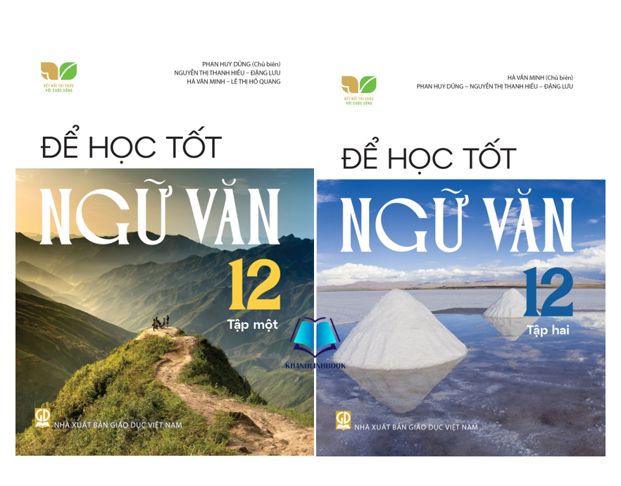 Sách - Combo Để học tốt ngữ văn 12 - tập 1 + 2 ( kết nối )