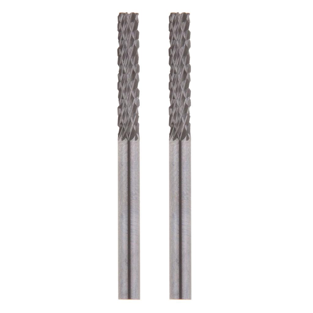 2Pcs Carving Tools Double-groove Rotary Cutting