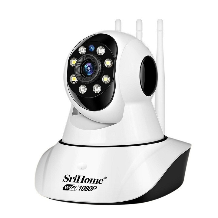 CAMERA IP XOAY SRIHOME SP029 3 RÂU 2.0MP FHD 1080P CÓ MÀU BAN ĐÊM - Hàng nhập khẩu