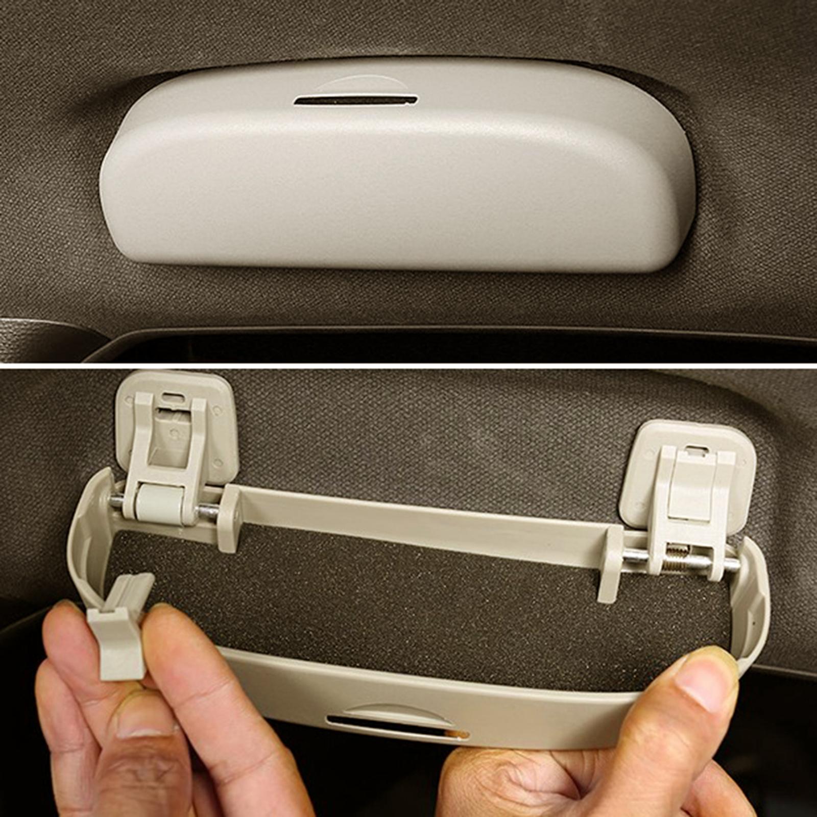 Car Sun Visor Glasses Storage Case Box Ticket Holder Fit Toyota RAV4 Camry Corolla CHR