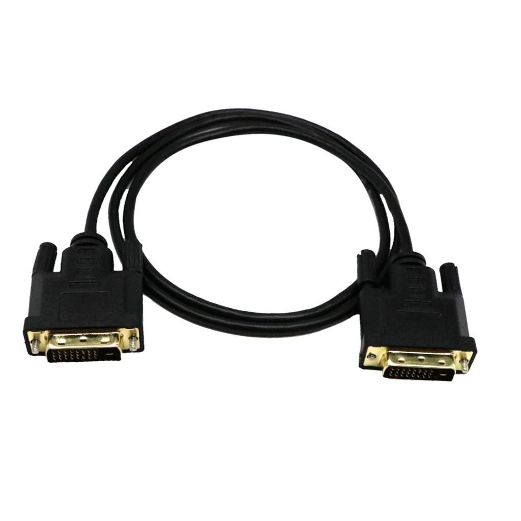 DVI to DVI Cable Male DVI-D for LCD Monitor Computer PC Projector DVD