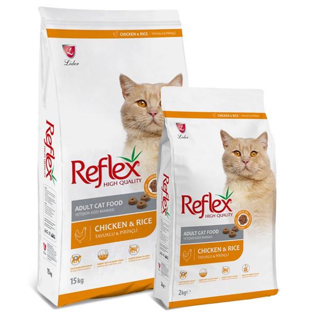 Thức ăn hạt khô cho mèo Reflex 1kg (zip) Kitten, Adult, Plus