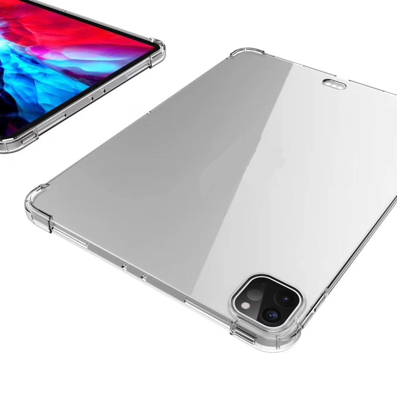 Ốp lưng trong suốt có gờ bảo vệ cho apple Ipad pro 2020 / 2021 12.9 inch - hàng nhập khẩu