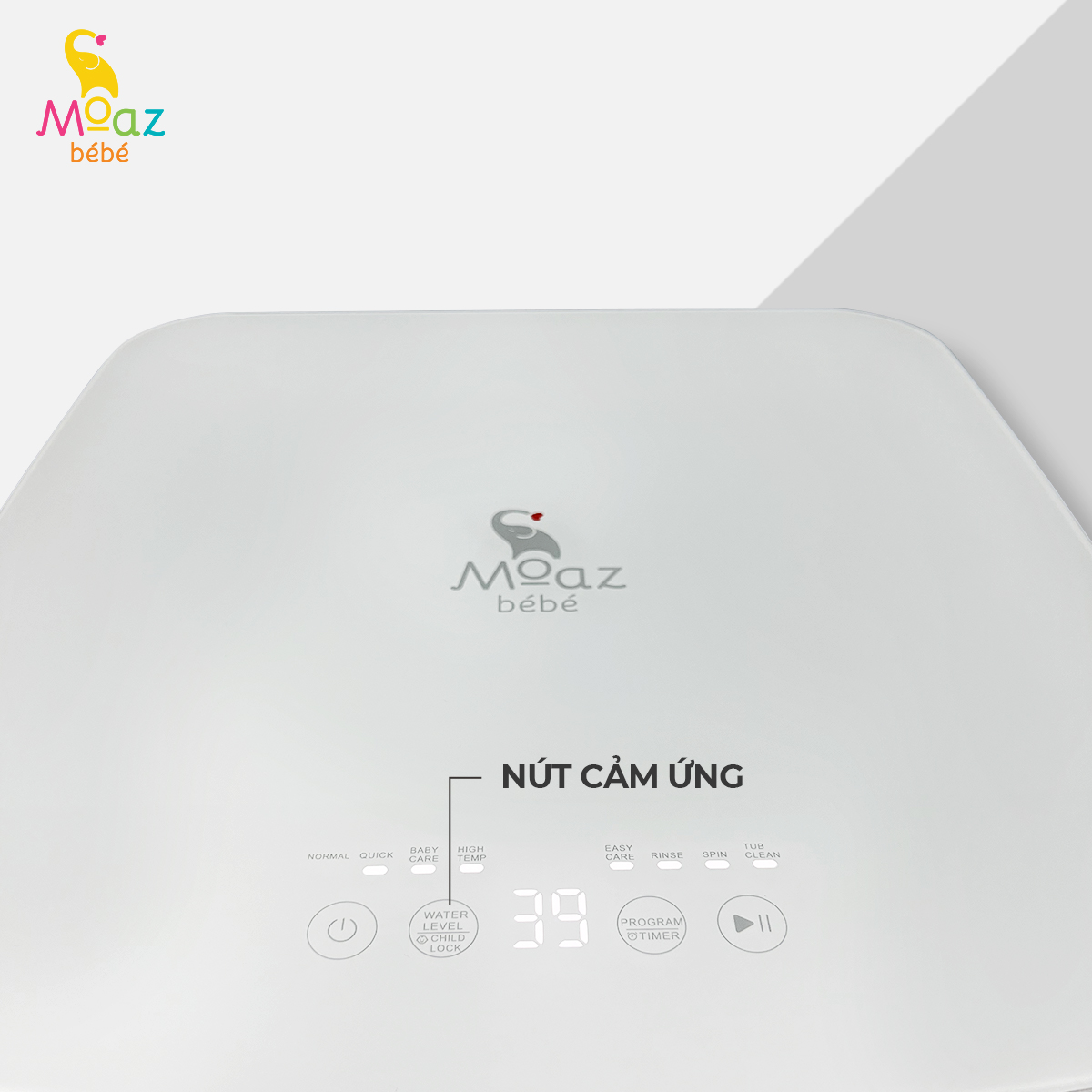 Máy giặt quần áo mini cảm ứng MOAZ BÉBÉ MB-036 - Hàng chính hãng