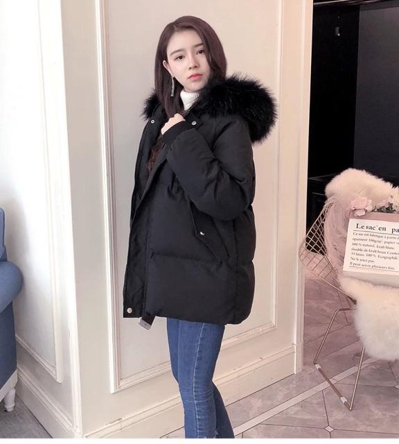 Áo phao lông vũ đại hàn siêu ấm
