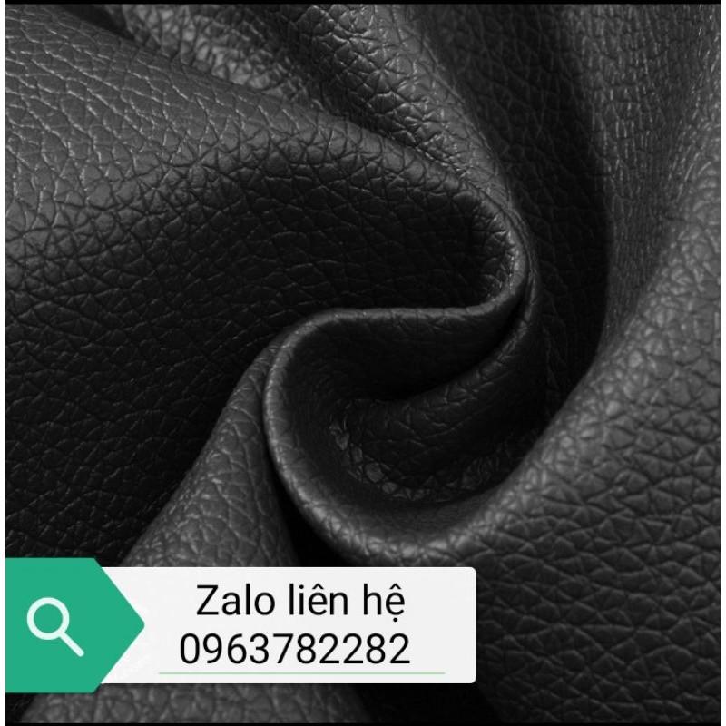 1mVải simili giả da khổ 1m4 màu đen
