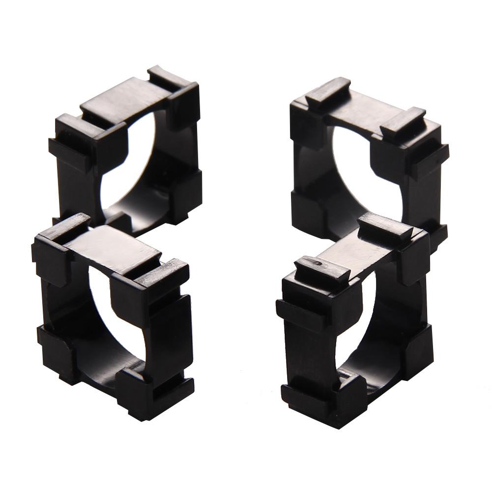 100 Chiếc 22X22 Mm 18650 Pin Nhựa Pin Lithium Hỗ Trợ Kết Nối Chân Đế Chống Rung Hình Trụ Chân Đế An Toàn