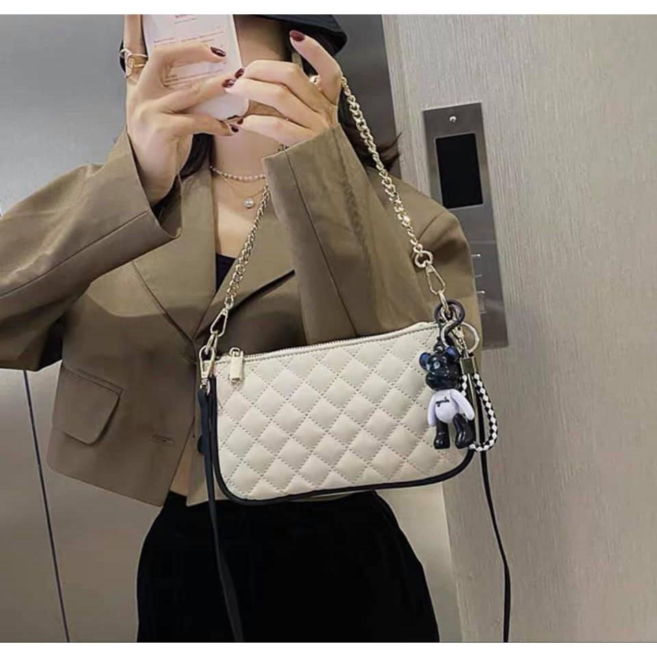 TÚI KẸP NÁCH MÓC GẤU XINH XẺO