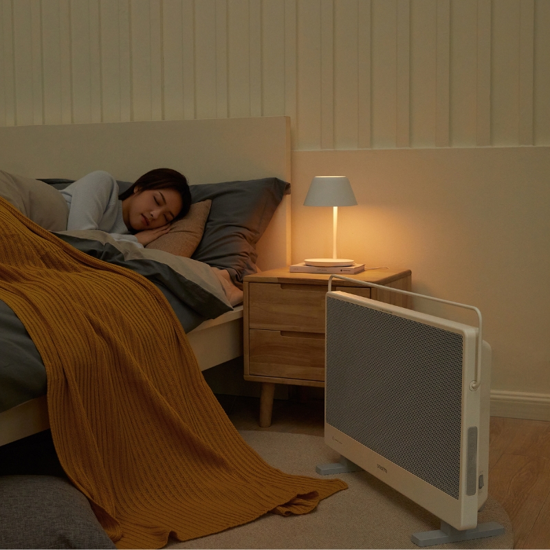 Máy sưởi thông minh Xiaomi Smartmi Graphene GR-H kết nối app mihome có gá treo tường - Hàng nhập khẩu